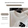 Plus Size Women's Summer Ice Silk Knit Top - Slimming Short Sleeve T-shirt