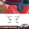 Pro Toyota Yaris cross ABS chrom Kryt zrcátka zadního pohledu dveří Boční zrcátko dveří Protiskluzová lišta Příslušenství