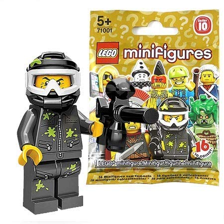 

Минифигурка LEGO Серия 10 Игрок в пейнтбол [71001-9]