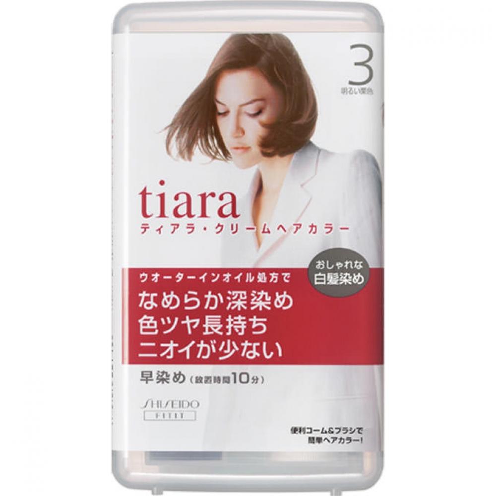 Краска для волос Tiara Cream Светло-каштановый 40 мл Shiseido