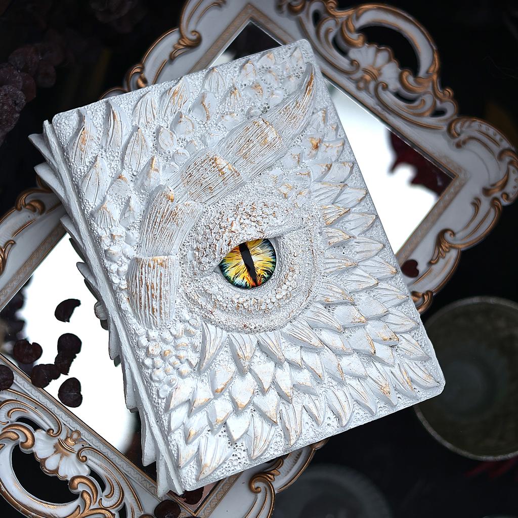 Dragon Eye A5 Binder - 3D Relief Magic Card Album for K-pop Photocard Collections, Refillable 3-Inch Idol Card Organizer