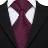 Barry Wang Formal Mens Paisley Silk Tie Set Mens Necktie Pocket Square Cufflinks Wedding