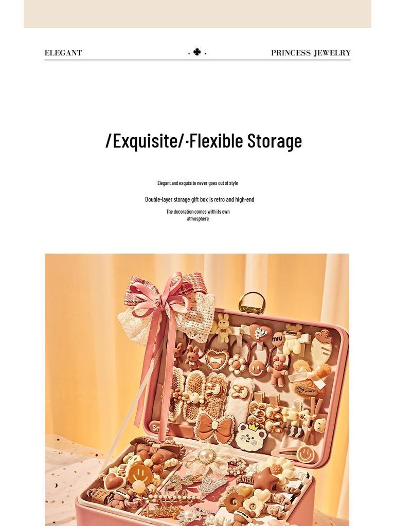 Deluxe Princess Hair Accessories & Jewelry Gift Set for Girls - Perfect for Birthdays and Children's Day