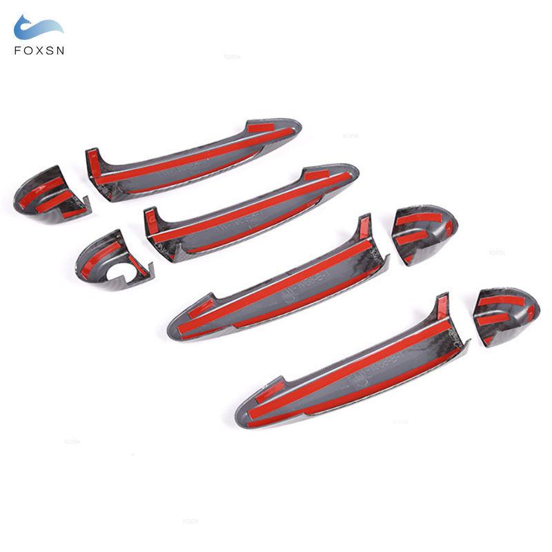 Car Exterior Door Handle Pull Cover Trim For BMW 1 3 Series X1 X3 X4 X5 X6 F20 E90 E92 E93 F30 F31 F35 E84 F25 F26 E70 E71 LHD