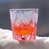 Edo Kiriko Handgeschnitztes Kristall-Whiskyglas