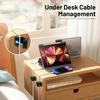 12pcs Magnetic Cable Clips Cord Holder, Under Desk Cable Management, Adhesive Wire Holder Keeper Organizer for Home Office Desk Phone Car Wall