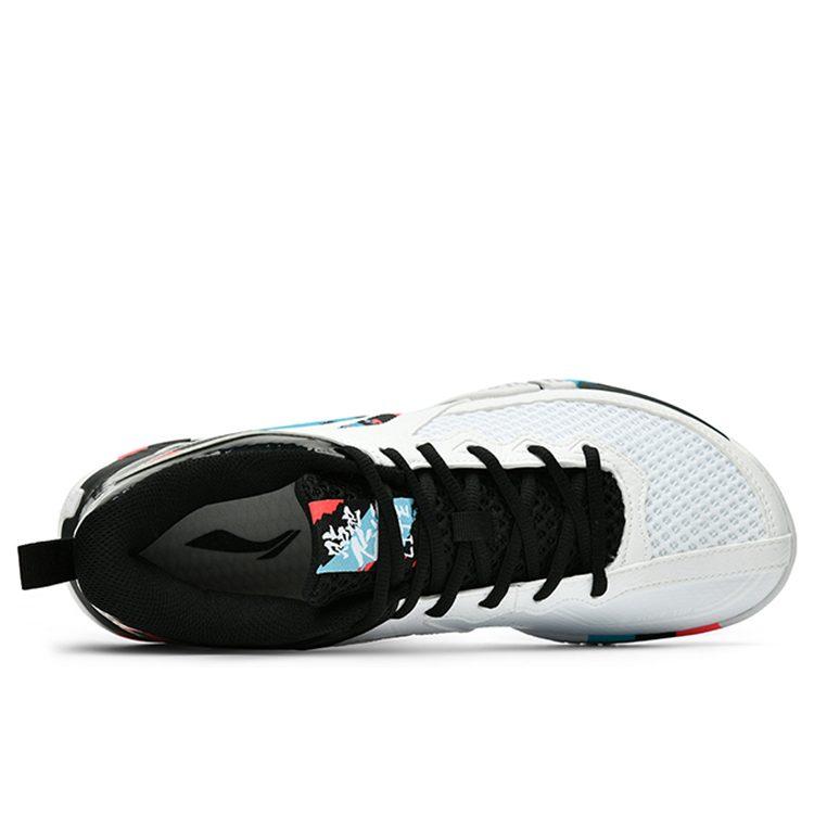 Li Ning Saga 2 Lite Low Top Badminton Shoes Unisex White AYTT003-2