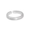 Adjustable Women's Trendy Brushed Texture Ring