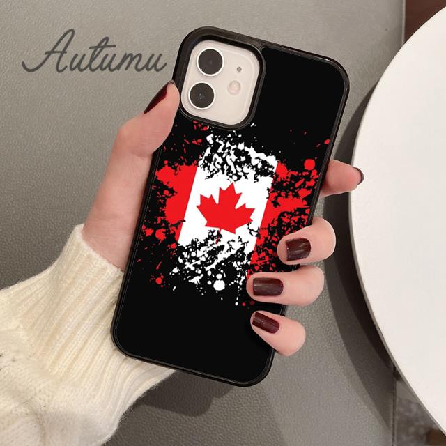 Чехол для телефона с флагом Канады для iPhone 11 12 13 14 Pro Max mini X XR XS SE 2020 5 6S 7 8 Plus Samsung Galaxy S21 S22 iPhone 14
