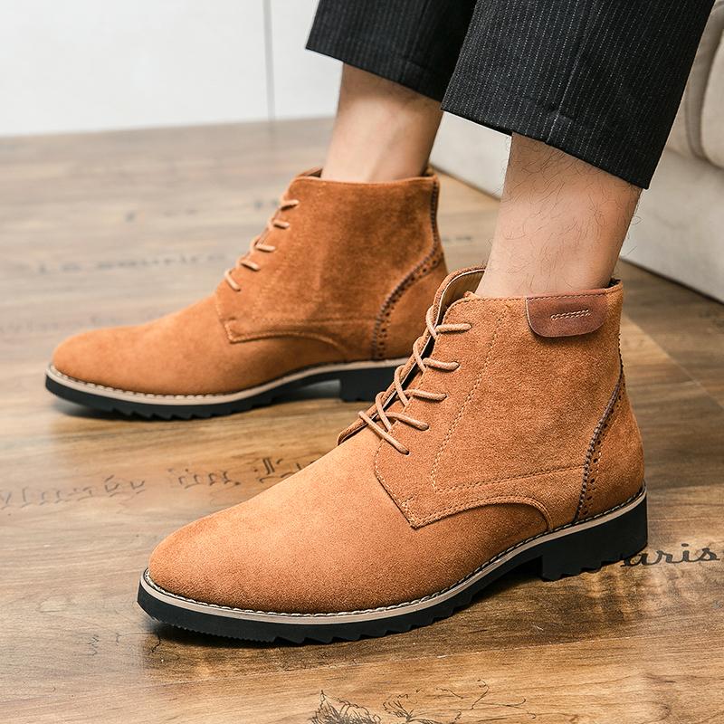 Модные мужские туфли с острым носком Модные британские туфли для свадьбы — фото 5