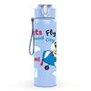 1PC Fly Paper Airplane Kid Pattern 750ml Color Plastic Sports Water Bottle Leakproof Flip Straw Lid Suitable for Sports Office Home Use