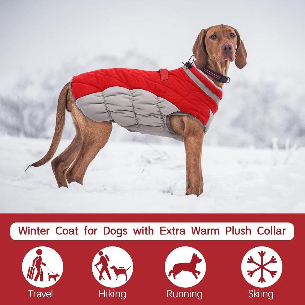Large Dog Winter Clothes Thickened Warm Dog Cotton-padded Clothes Windproof Comfortable Coats for Dogs Pet Products Supplies
