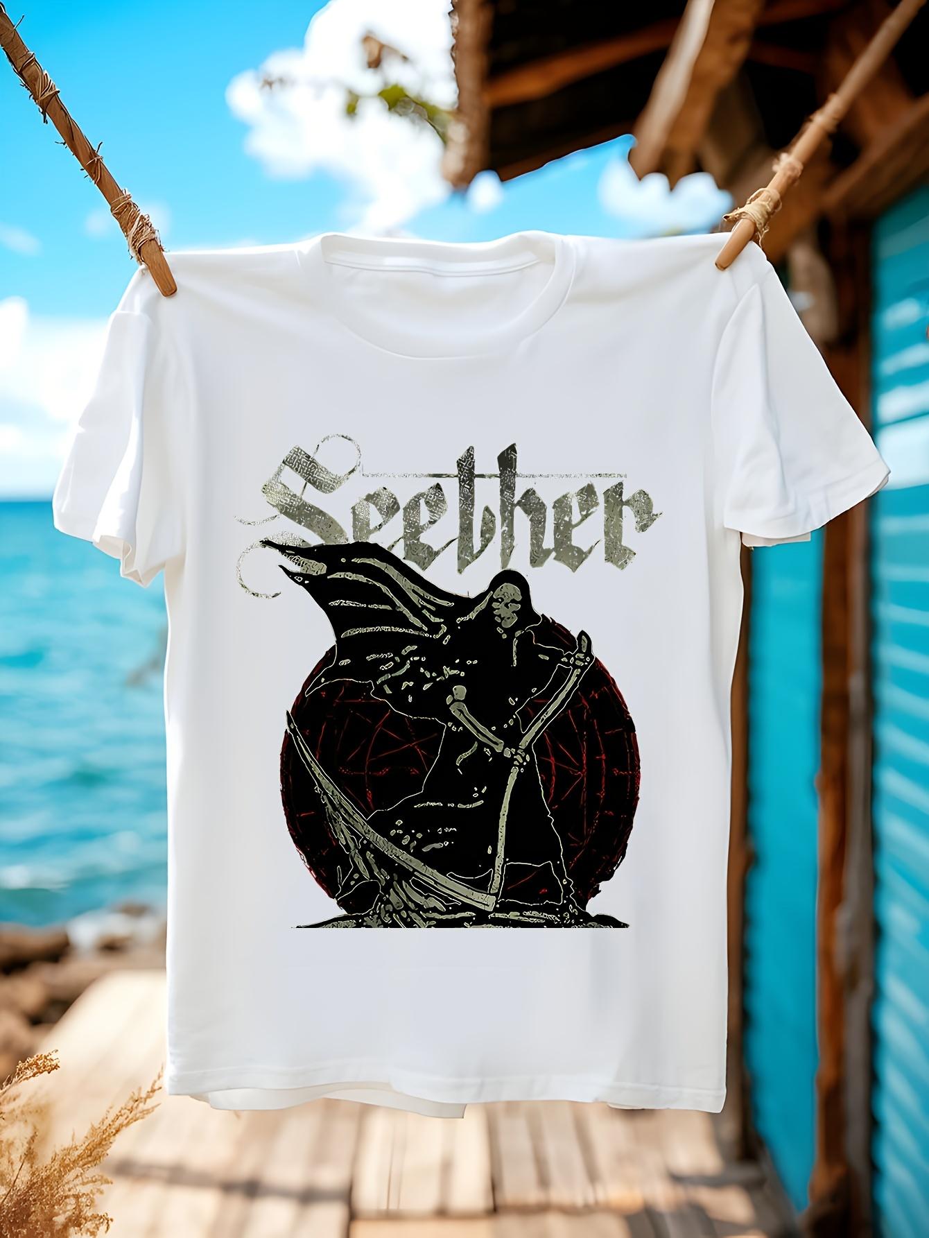 Seether Official Reaper Graphic Tshirt Graphic Tshirt - G... XXXL