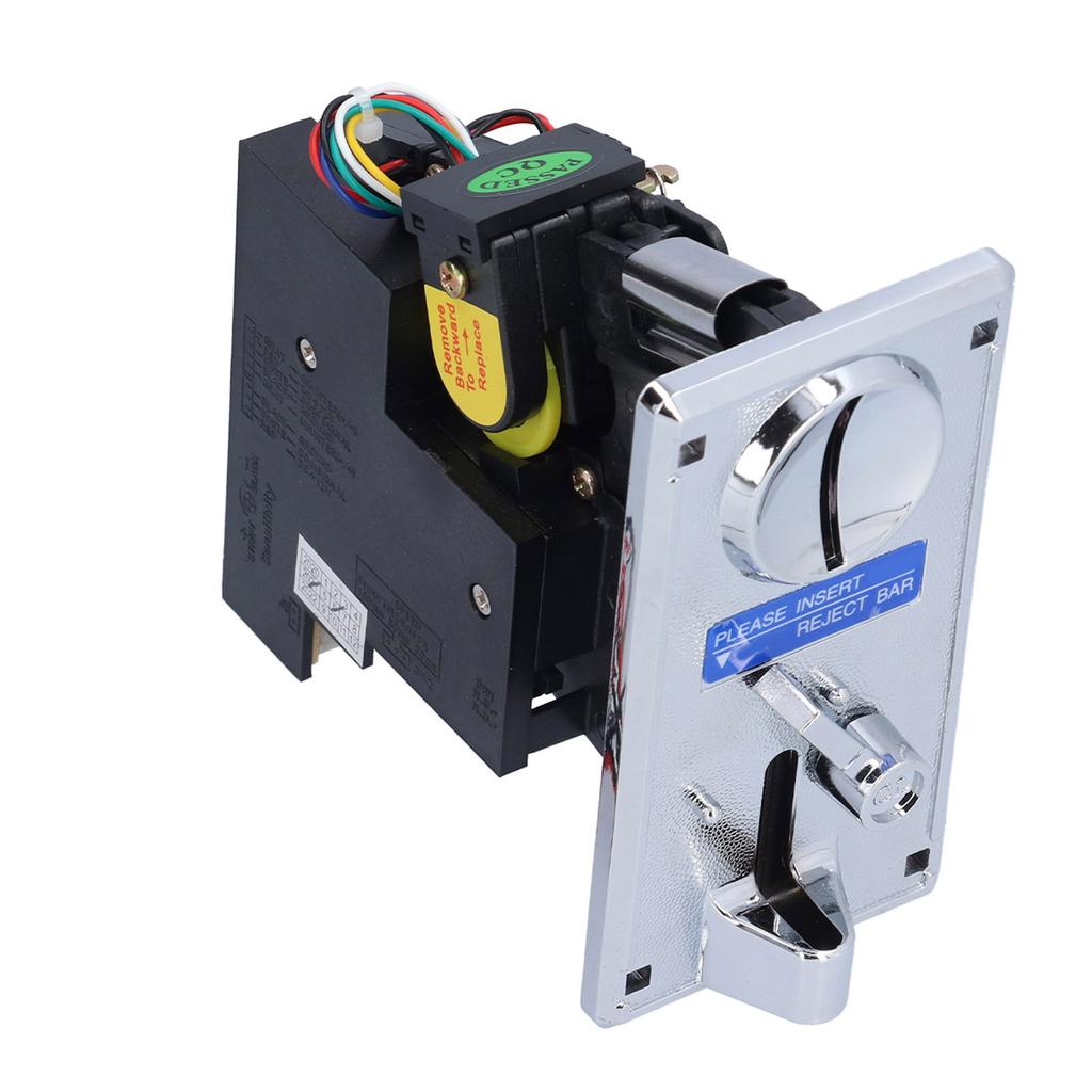 Coin Acceptor CPU Comparison Electronic Coin Selector for Arcade Game Vending MachineSilver Gray