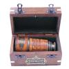 Handcrafted Brass Nautical Telescope Replica Spyglass Nautical Collectible Decor Functional 38.1 Cm Brass Telescope with Box