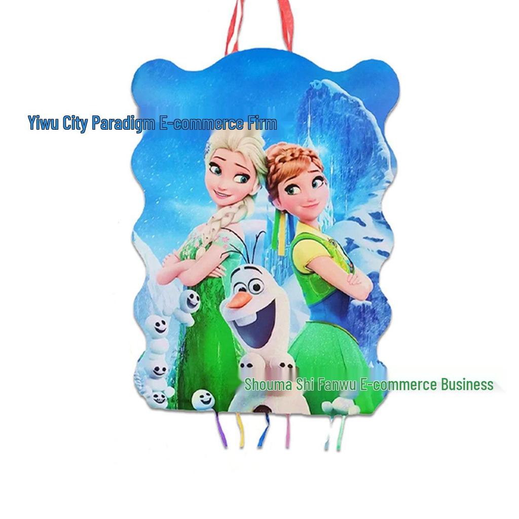 Stitch Princess Superhero Cartoon Birthday Party Pinata Gift Decoration Supplies