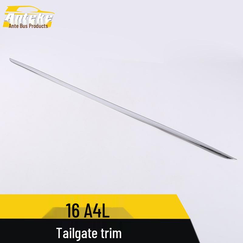 A4L Heckklappenleiste Hinterer Kofferraum Kratzschutz Glänzende Leiste Dekorkleber