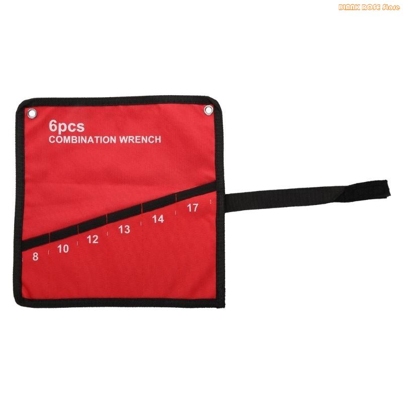 K1AE Сумка-свертка для инструментов Большие карманы Свертка для гаечных ключей для рам, электриков, сантехников