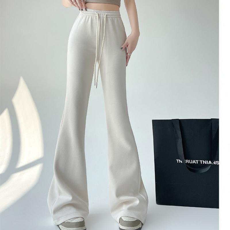 

Брюки Micro-flat для женщин на осень и зиму, новый стиль, облегающие толстовки с капюшоном, повседневные брюки Horseshoe с высокой талией, а также спортивные брюки из бархата XL