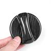 Black Hard Carbon Fiber Side Fuel Tank Cap Sticker For Chevrolet Camaro 10-15