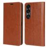For Sony Xperia 1 VII Case Crazy Horse Texture Split Leather Wallet Phone Cover