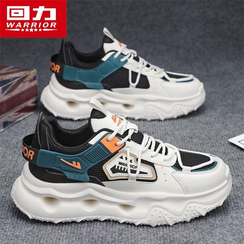 Warrior Men's L159C Summer Breathable Mesh Thick-Soled Casual Shoes