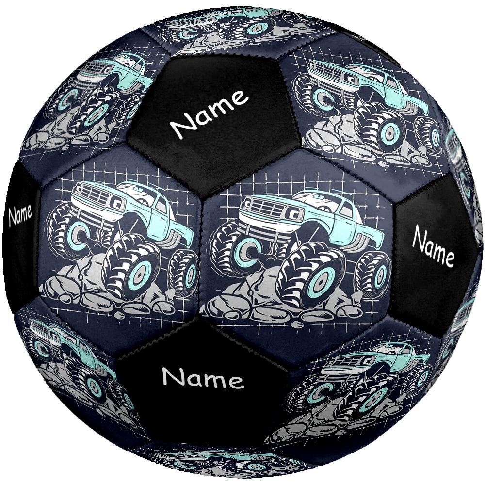Custom Name Truck Theme Size 5 Soccer Ball, Suitable for Both Indoor and Outdoor Matches, a Gift Suitable for Everyone.