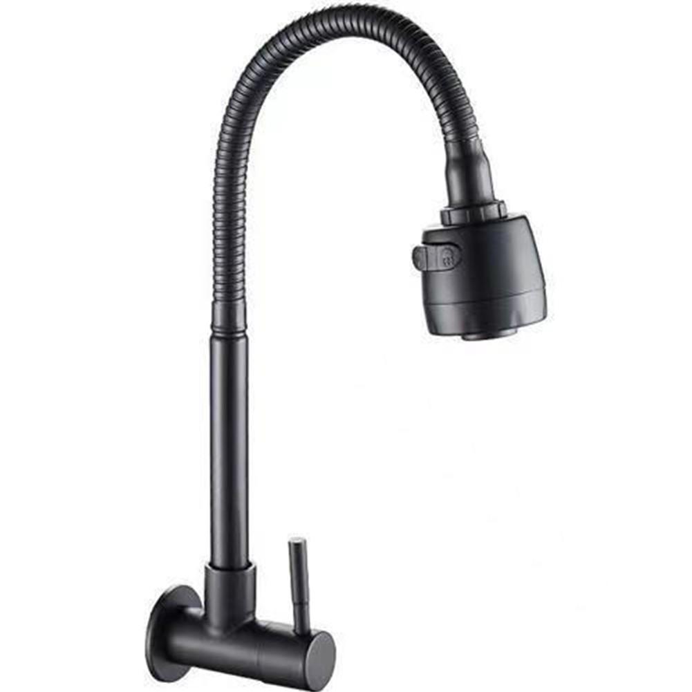 

Wall Mounted Faucet Designed for Efficient Cleaning in the Kitchen