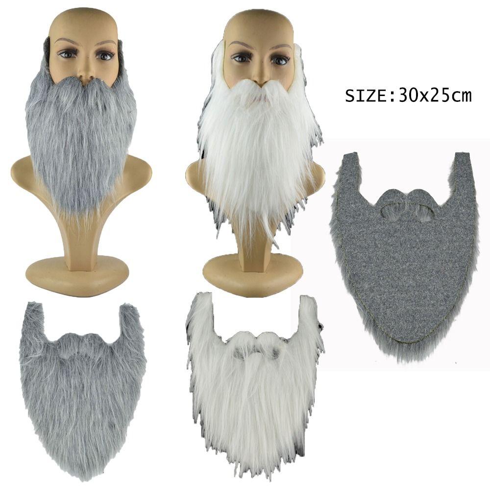 Artificial Cosplay DIY Fancy Dress Fake Beard Simulated Beard Handmade Mustache Long Fluff Beard