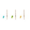 1/3/5Pcs Mini Small Plastic Fishing Rod Cupcake Toppers Birthday Party Favors Snack Cake Decorations Cocktail Picks Fruit Forks