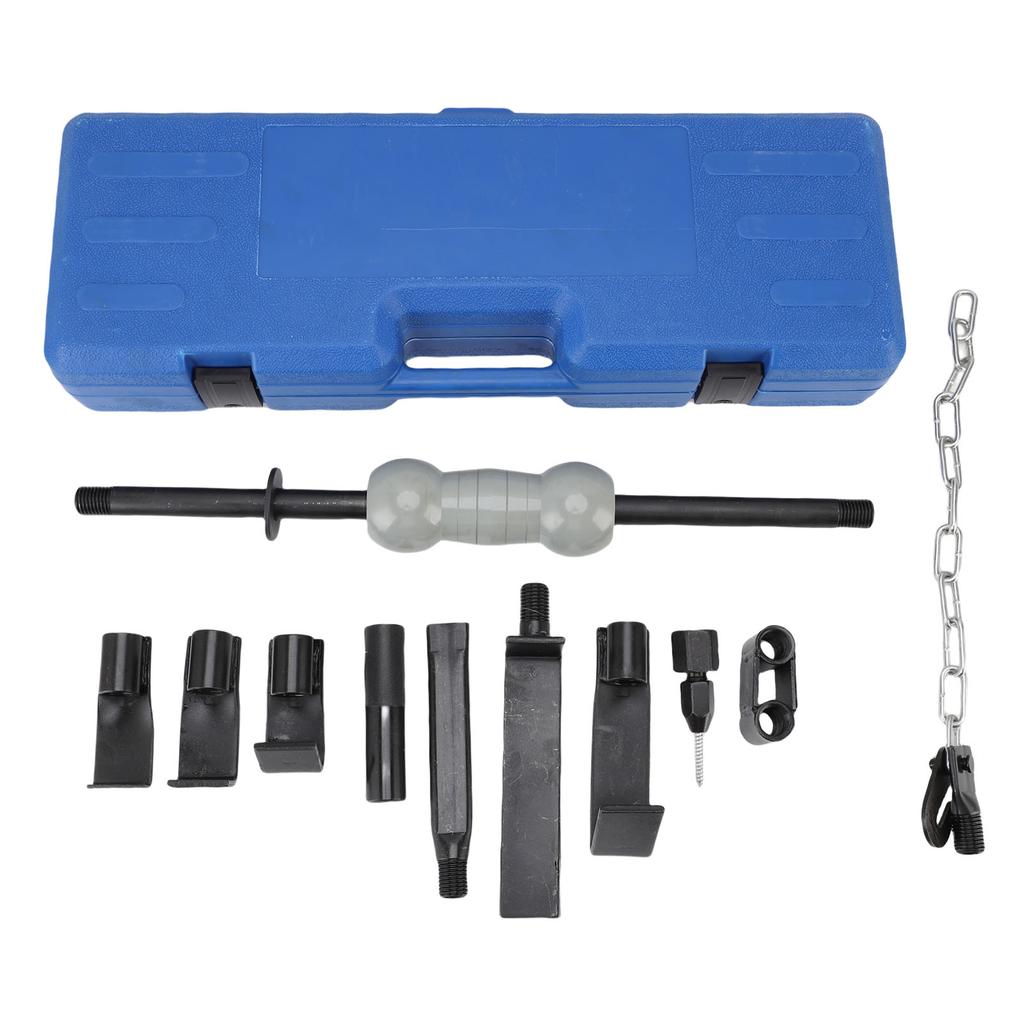 13PCS Slide Hammer Dent Puller Set Universal Heavy Duty Auto Body Truck Repair Tool Kit with