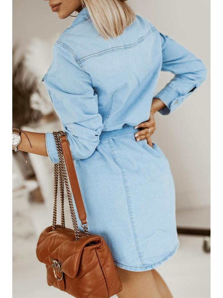 Europäischer & Amerikanischer Stil Damen Langarm Freizeit Denimjacke, 2022 Kollektion