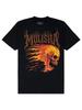 Camiseta de Manga Corta Skream para Hombre Metal Mulisha Tops Camisetas Unisex Calavera con Llama Motocross Logo Camiseta
