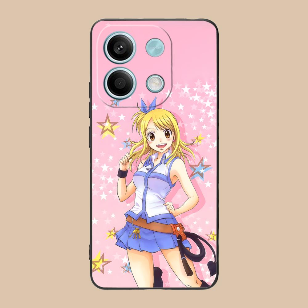

Fairy Tail Lucy Mobile Phone Case for POCO F7 F6 F5 F4 F3 F2 Pro GT C75 C71 C65 C61 C40 Pro Ultra Colorful Printing Cover Cover Poco C40