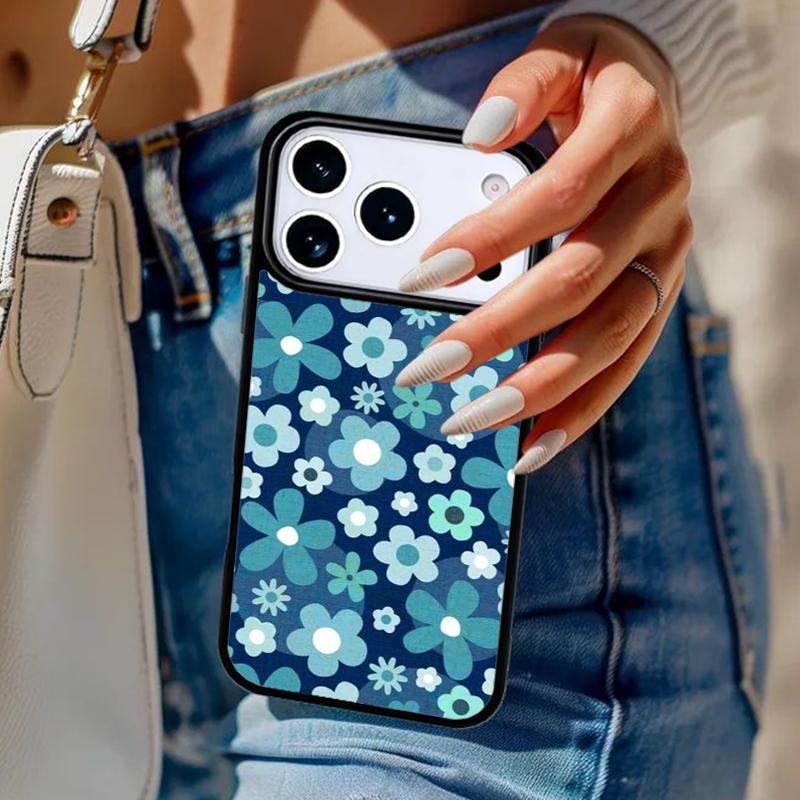 Floral Pattern Flowers Collage Phone Case For iPhone 17 Air 14 15 13 12 Max Cover For Apple 14 15 16 16e 11 Pro Max Plus Coque