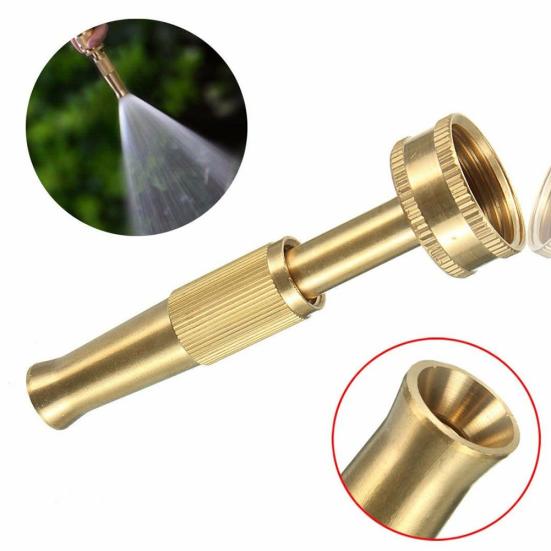 3/4inch High Pressure Hose Pipe Brass Spray Head Garden Watering Sprayer Nozzle