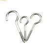 K1AE 20 Pcs Tapping Screws Hook String Lights Hooks Household Ceiling Screw Hooks For Outdoor Lights Birdhouses