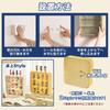 Figure Case Collection Case Wall Hanging Collection Acrylic Figure Case Toy Cleaning Candy Toy Anime Game Dollhouse Miniature Show (Cream)