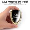 3D Metal Car Body Sticker Emblem Badge Rear Tail Trunk Decal Auto Accessories For Lexus CT ES GS NX IS250 RX350 IS200 LX570
