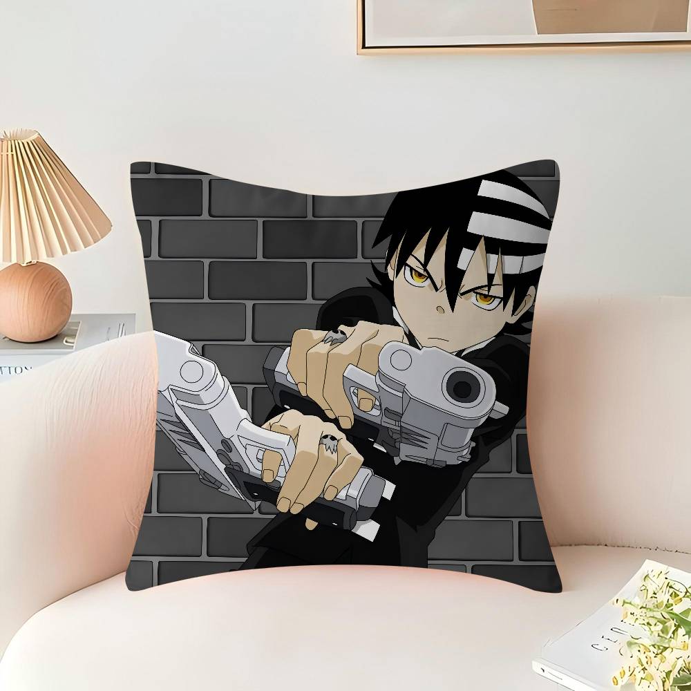 

Anime S-Soul Eater Pillow Anime Pillow Sofa Bed Head Pillow Cover Cushion Cover 45x45 cm Fashion 16x16Inch