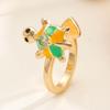 Silver Tone Frog Ear Cuff, No-Piercing Climber Frog Ear Wrap Clip for Women
