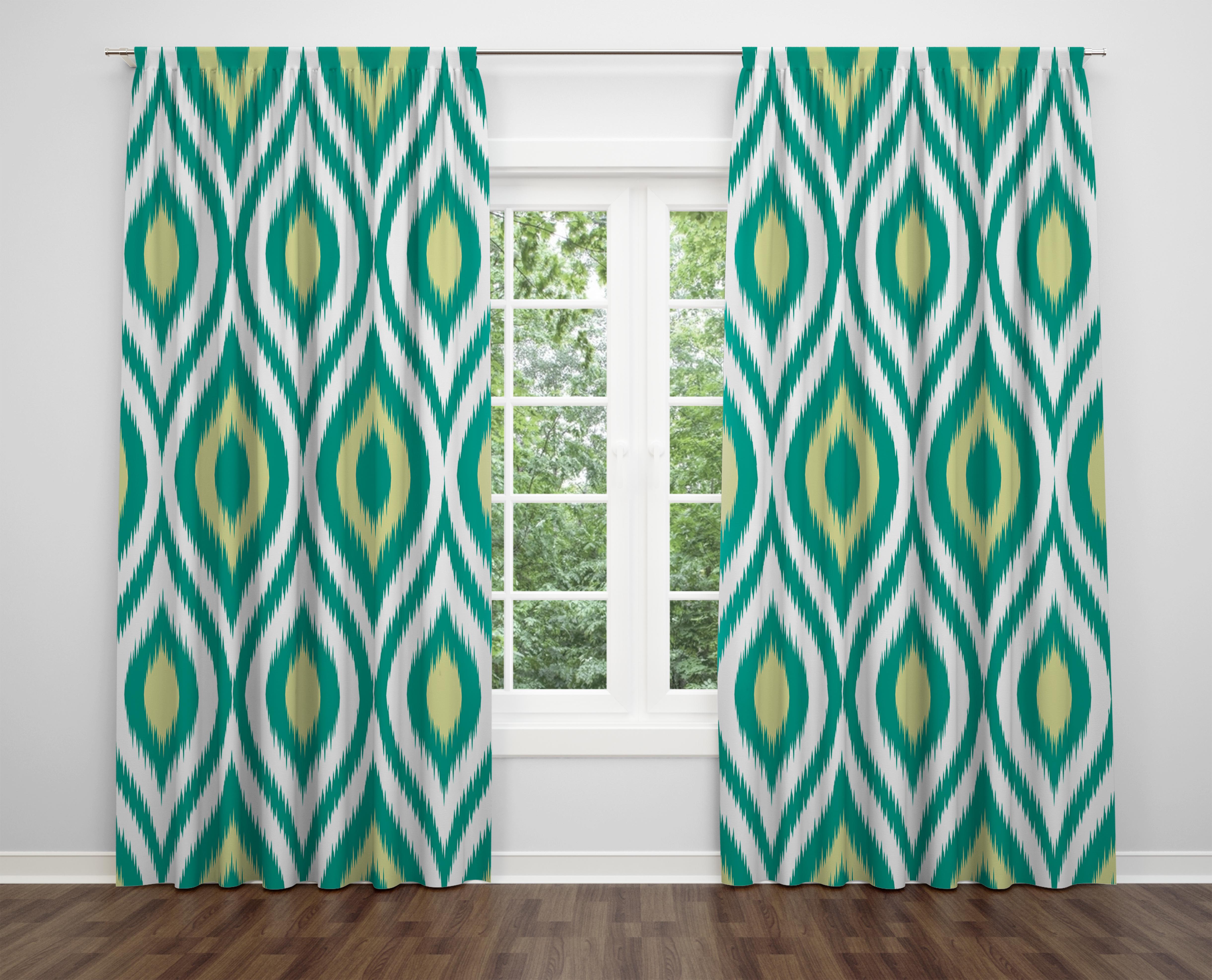 

Декоративний дизайн, високоякісна бавовняна тканина, ви можете вибрати одну або подвійну фіранку з крила 1 piece різнокольоровий