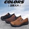 Neue Winterwolle Herren Baumwollschuhe warm und gefüttert verdickt Mittelalterliche und ältere Vaterschuhe rutschfeste Freizeitherrenschuhe