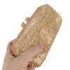 Boutique De FGG Silver Rhinestone Clutch Purses for Women Formal,Bow Crystal Evening Bags,Bridal Wedding Party Minaudiere Bag