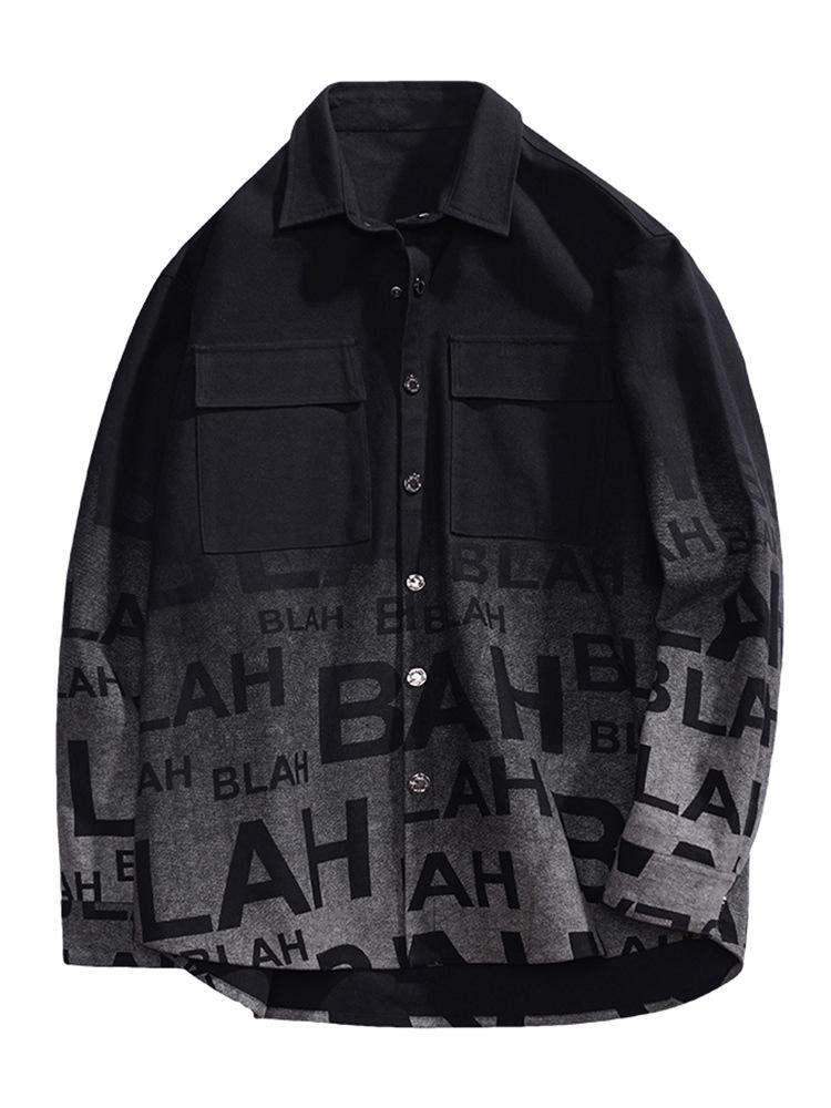 Mother's print plus size men's soft high quality fabric windproof warm jacket fashionable versatile casual sports lightweight jacket baseball apparel