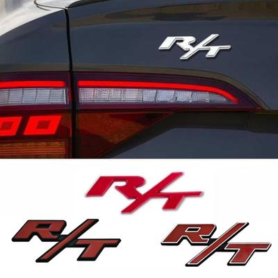 3D Metall RT R/T Logo Abzeichen Aufkleber Kühlergrill Seite Kotflügel Heckklappe Emblem Aufkleber