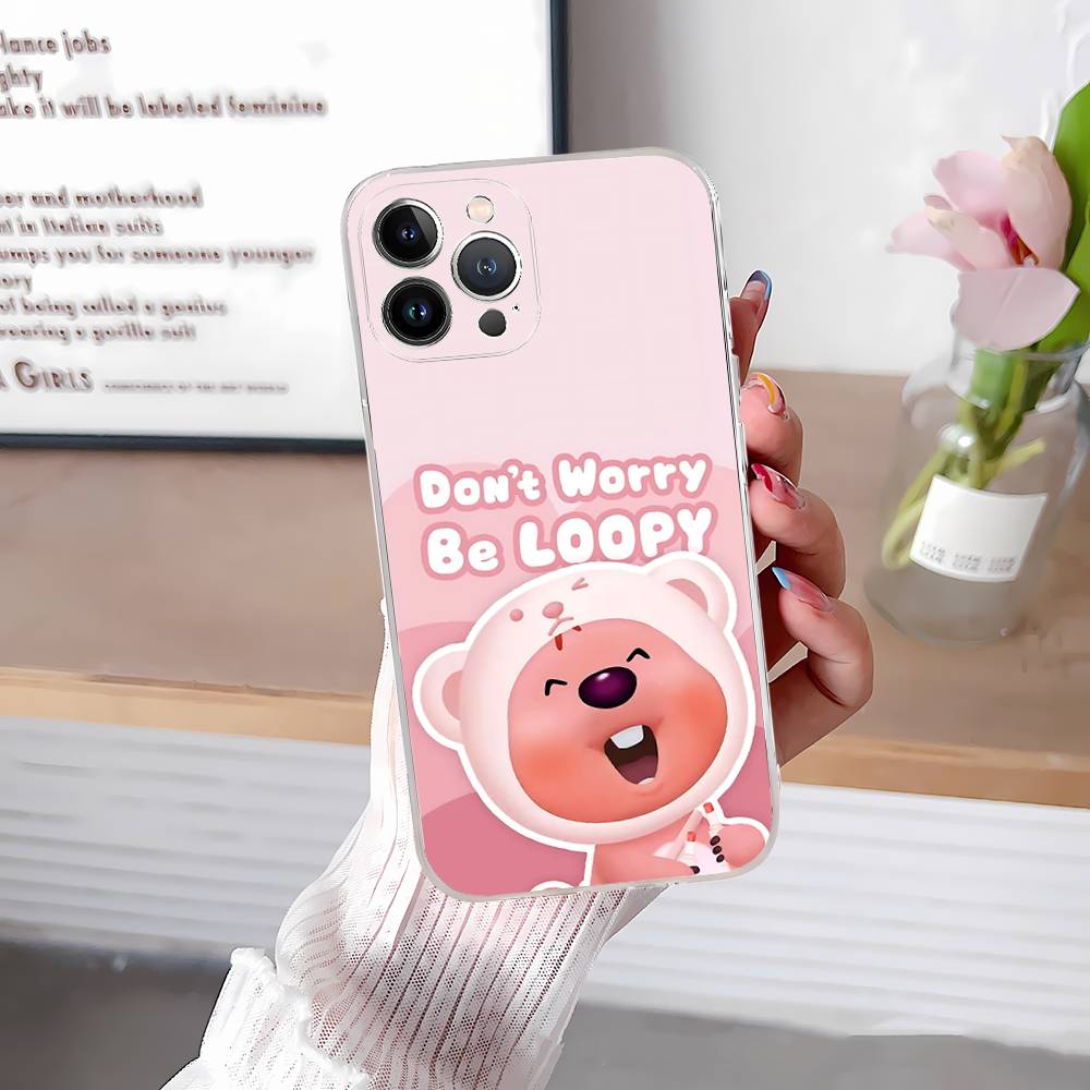 Cute Cartoon L-Loopys Phone Case For IPhone 11 13 16 12 17 14 15 Pro Max Plus Soft Clear Back Cover Coque