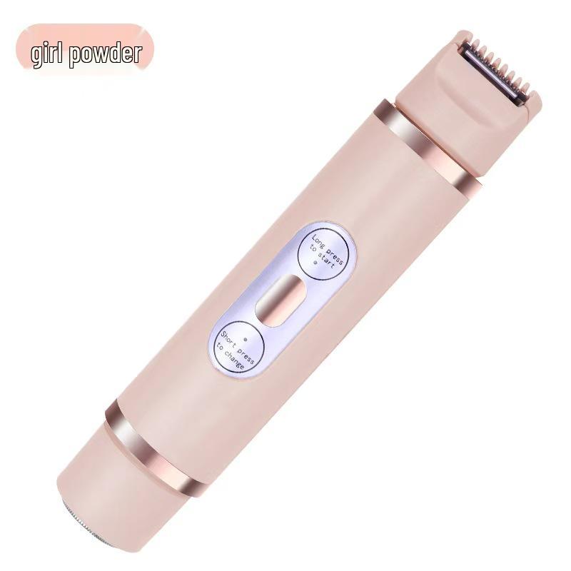 Universal Double-Headed Electric Hair Remover for Men and Women – Safe for Pubic, Armpit, and Leg Hair.