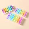 New Hot Portable Weekly Large Pill Organizer Case Box Storage Container 7 Day 2 Times 14 Grids for Vitamin Medicine Fish Oils