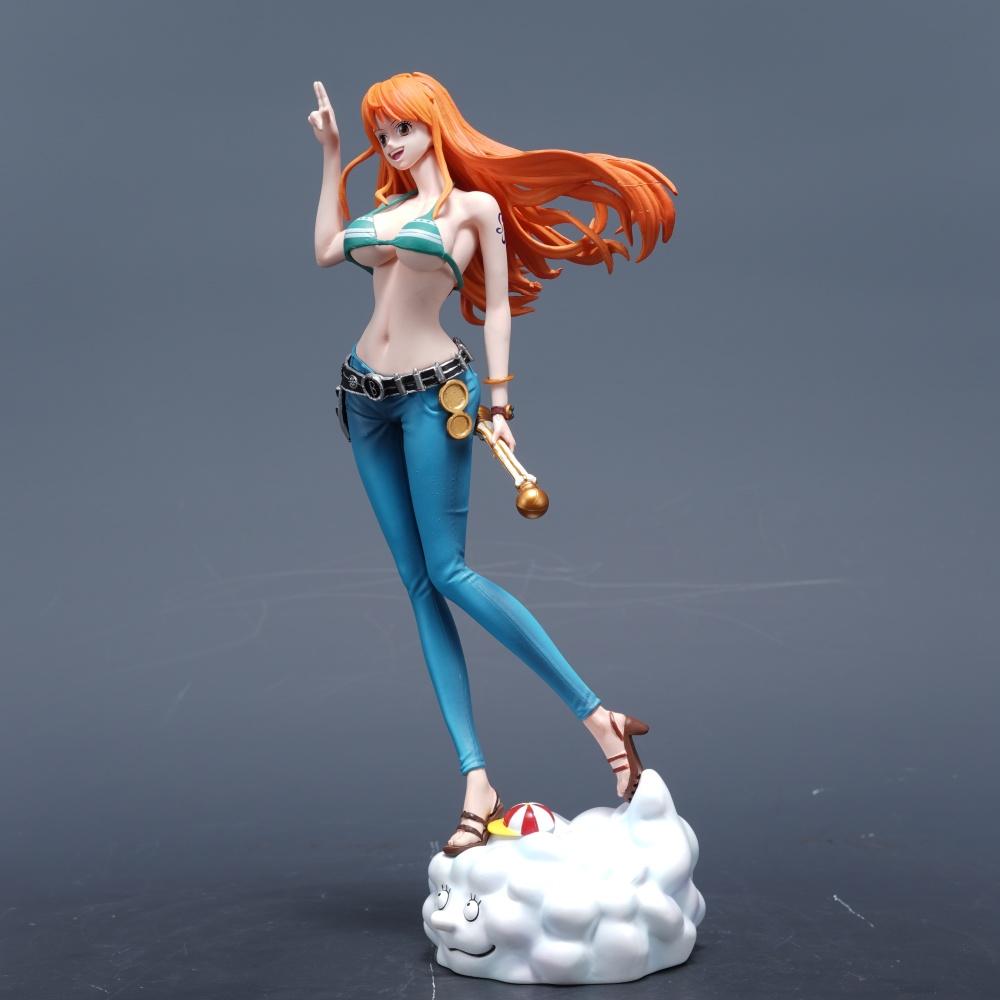22cm/8.66in Anime Figure Nami Action Figures Pvc Statue Desktop Ornamen Collection Model Toys Gifts ONE PIECE Poseable Articulated Scale Detailed